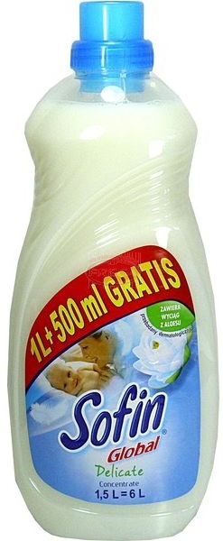 Global Sofin concentrate Delicate wash clothes