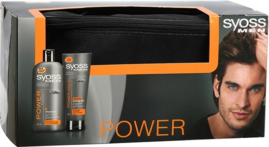 Syoss Men Power szampon i żel w zestawie z kosmetyczką