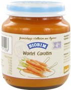 Biobim collation de légumes écologiques avec purée de carottes