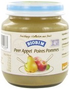 Biobim fruits écologique collation Apple Pear