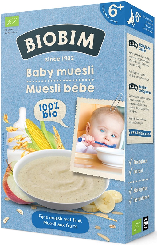 muesli Biobim Muesli bio, de la bouillie de blé entier pour les bébés