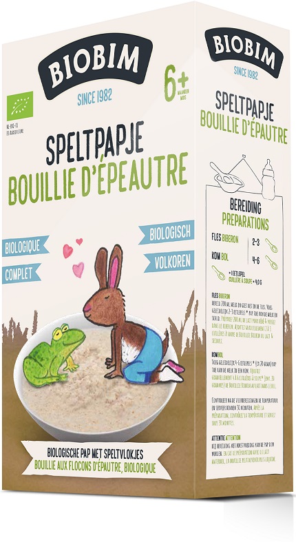 Biobim épeautre épeautre biologique bouillie pour les bébés