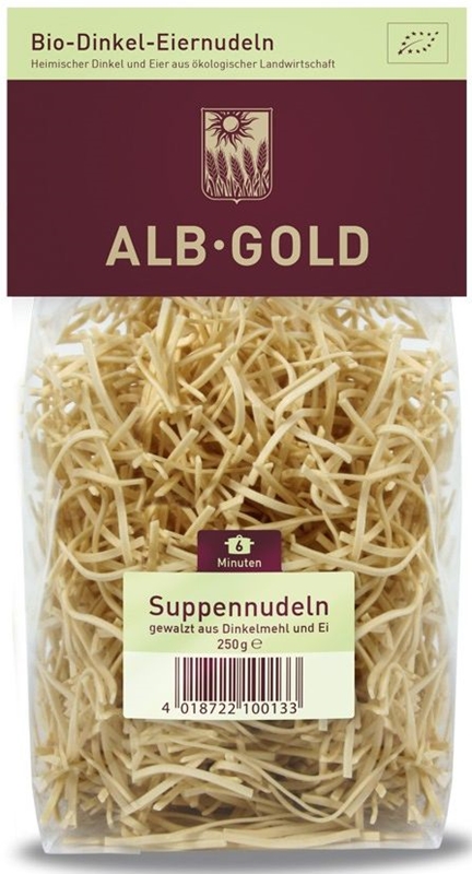 Alb Gold Eiernudeln Nitka Dinkel BIO