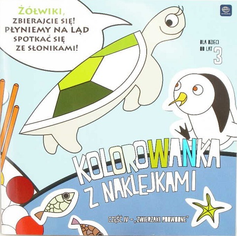 Interdruk Kolorowanka z naklejkami 