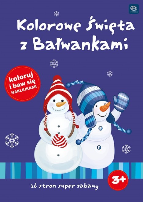 Interdruk Coloring "Colourful Christmas with bałwankami" coloring and fun stickers