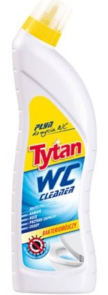 Tytan WC Cleaner Żółty Bakteriobójczy płyn do mycia wc Usuwa osady