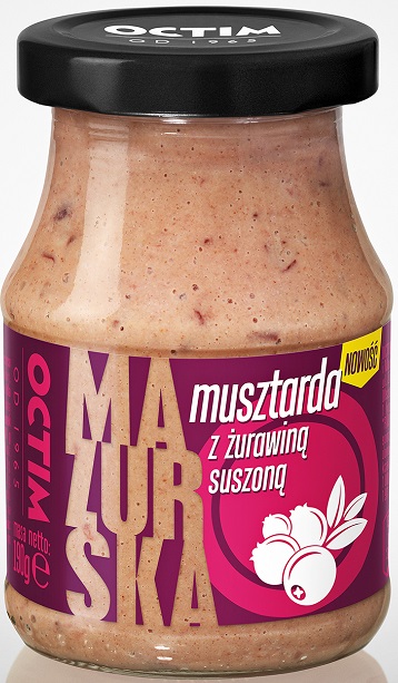 Octim Musztarda Mazurska z żurawiną suszoną