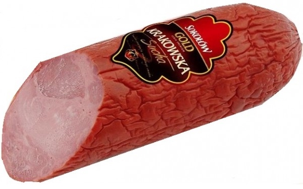 Cracow Gold Dry sausage packaged in a hermetically