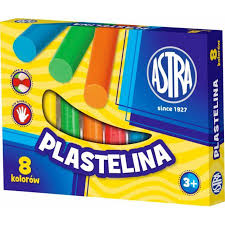 Astra Plastelina  8 kolorów