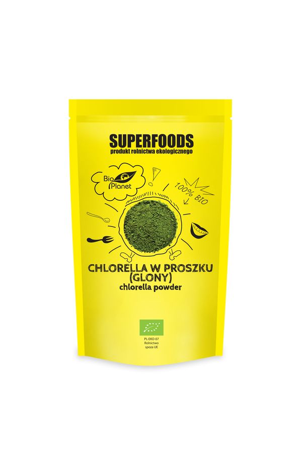 Bio Planet Superfoods chlorella w proszku (glony) BIO