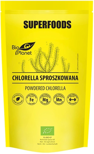 Bio Planet Superfoods chlorella sproszkowana BIO
