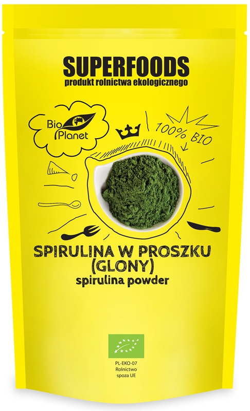 Bio Planet  Superfoods spirulina w proszku (glony) BIO