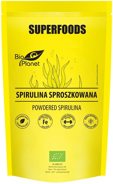 Bio Planet Spirulina in Pulverform (Algen ) INFO
