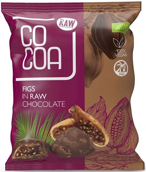 Cocoa Figi w czekoladzie surowej  BIO