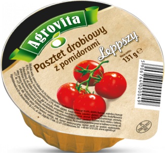 Agrovita Lepszy pasztet drobiowy z pomidorami