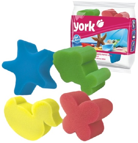 York zestaw gąbek kąpielowych mini