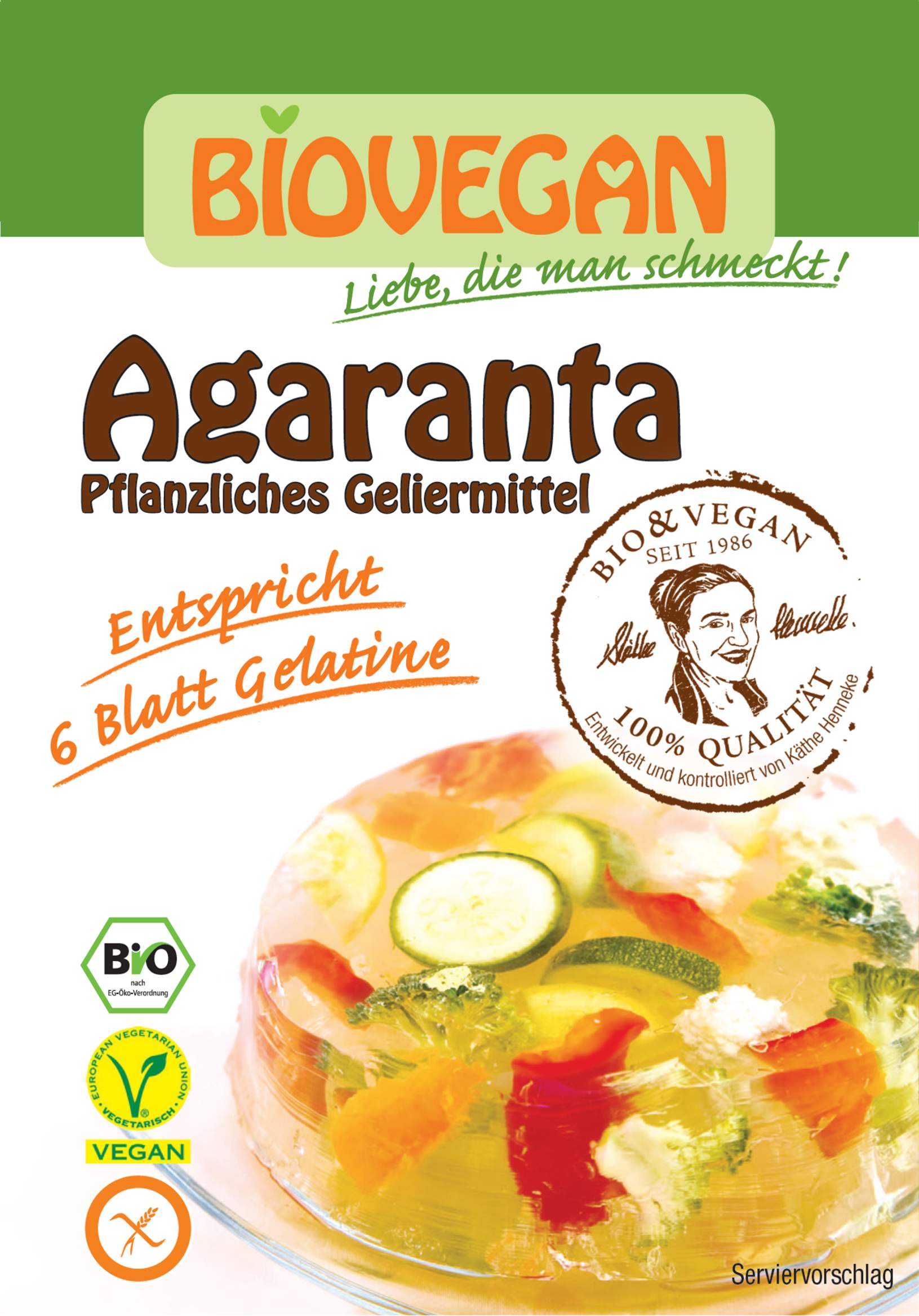 BIOVEGAN agaranta (gelling agent) gluten-free BIO
