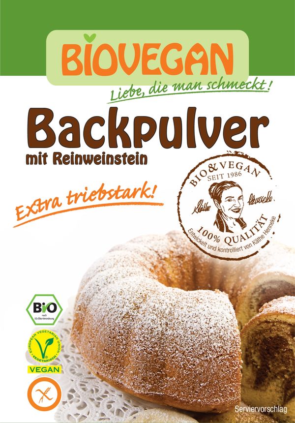 BioVegan Backpulver glutenfrei BIO