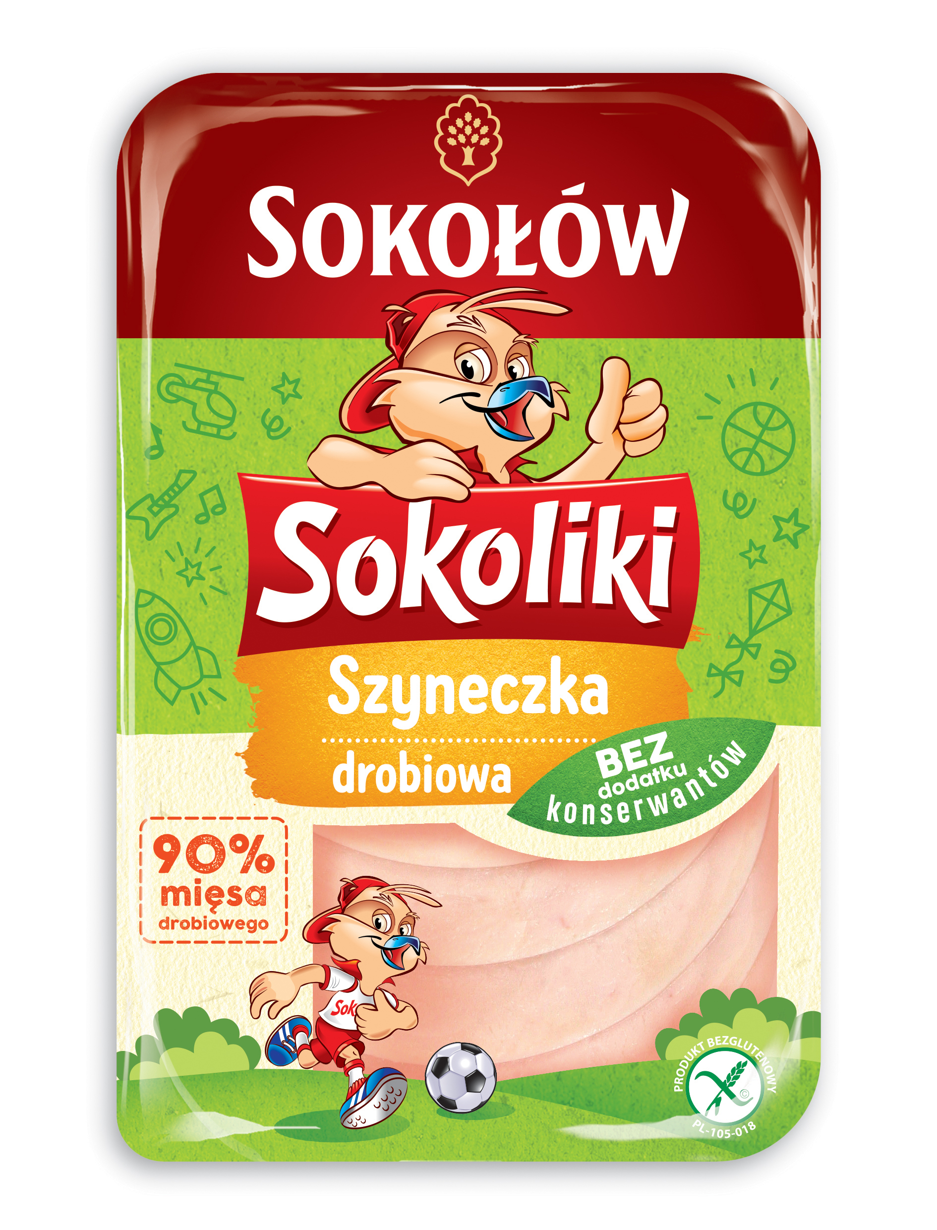 Falcons Sokoliki szyneczka Geflügel