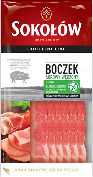 Sokołów Boczek surowy wędzony