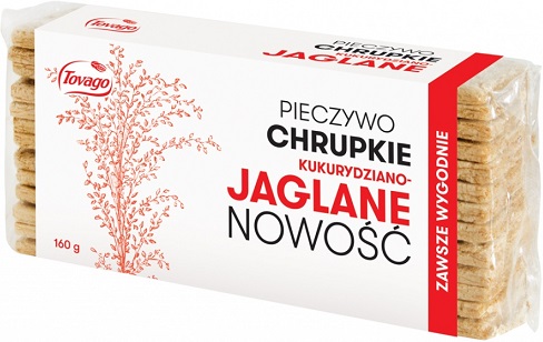 Tovago Pieczywo chrupkie kukurydziano-jaglane