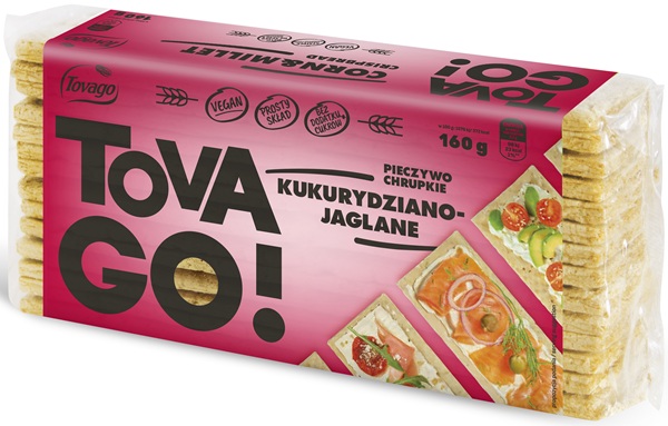 Tovago Pieczywo chrupkie kukurydziano-jaglane