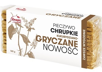 Tovago Pieczywo chrupkie kukurydziano-gryczane. NOWOŚĆ