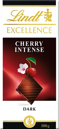 Lindt Excellence Intense dark chocolate cherry cherry