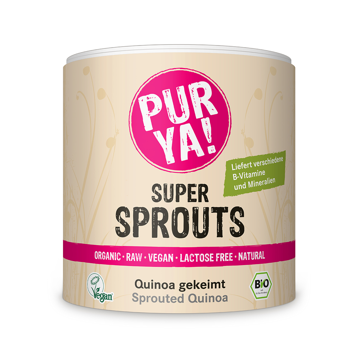 PUR YA! quinoa sprouts powder RAW BIO