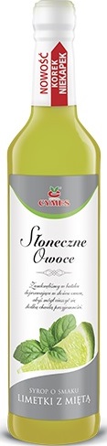 Cymes Słoneczny owoc syrop limetka z miętą