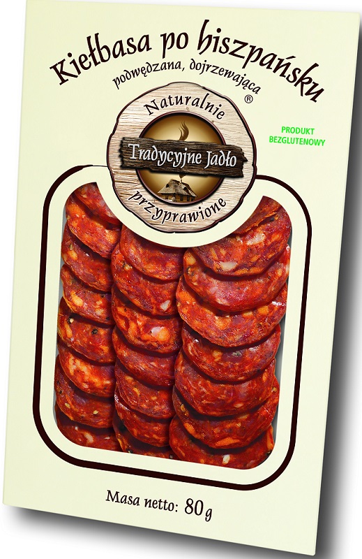 Traditional Food Spanish Sausage, smoked and matured