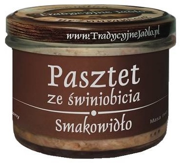 pate alimentaire traditionnel de l'abattage des porcs. Smakowidło 160g