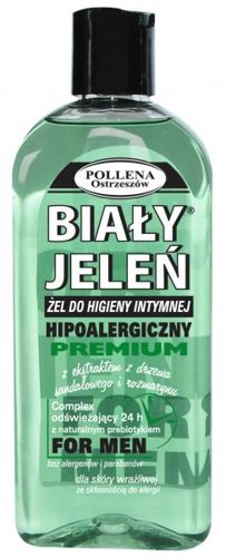 Biały Jeleń hipoalergiczny żel do higieny intymnej z ekstraktem z drzewa sandałowego i rozmarynu