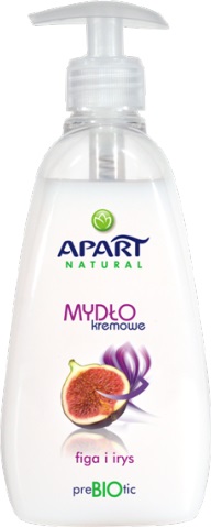 Apart Natural Prebiotic Creamy liquid soap dispenser with fig and iris