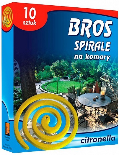 Bros spirals on mosquitoes