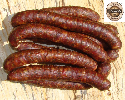 Traditional Food Sausage Kings smoked, dried
