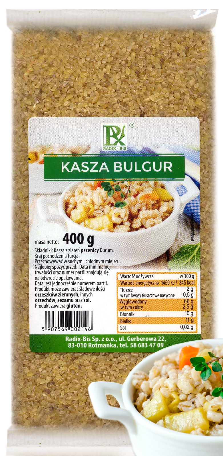 Radix-Bis buckwheat bulgur