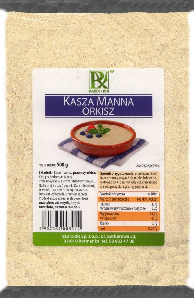 Radix-Bis semolina Spelt