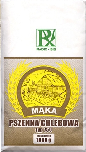 Radix Bis Harina de pan de trigo tipo 750