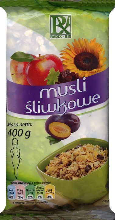 Radix-Bis muesli plum