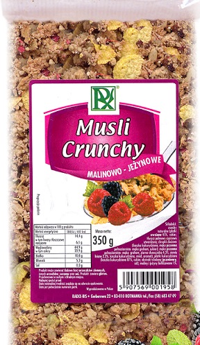 Radix-Bis muesli croustillant framboise blackberry