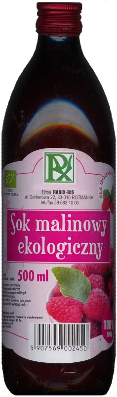 Radix-Bis 100% organic raspberry juice