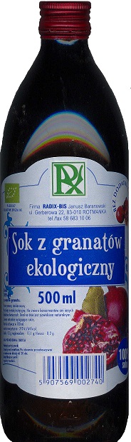 Radix-Bis sok z granatów 100% BIO