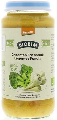 Biobim ecológicos Verduras de la cena en casa de hortalizas de la pastinaca