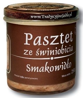 Traditionelles Essen Schweinefleischpastete. Smakowidlo