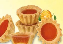 BioMar muffins with jelly flavored with orange Gluten-free muffins with orange flavor
