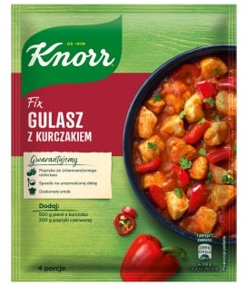 Knorr fix gulasz z kurczakiem