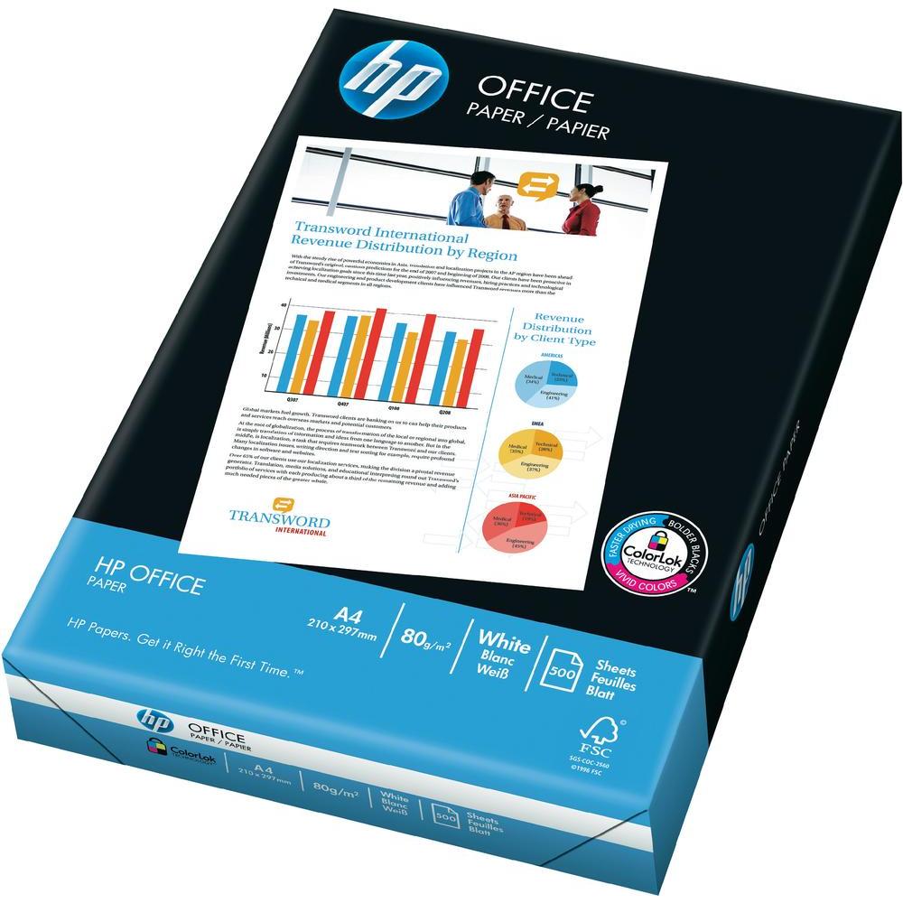 Copy paper HP OFFICE A4 80g / m2 ream of 500 sheets