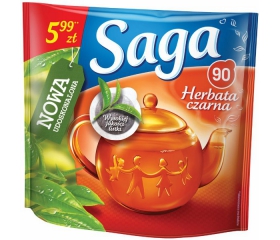 Saga черный чай Expressway 90 мешков
