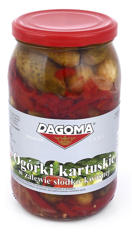 Dagoma ogórki kartuskie w zalewie słodko-kwaśnej